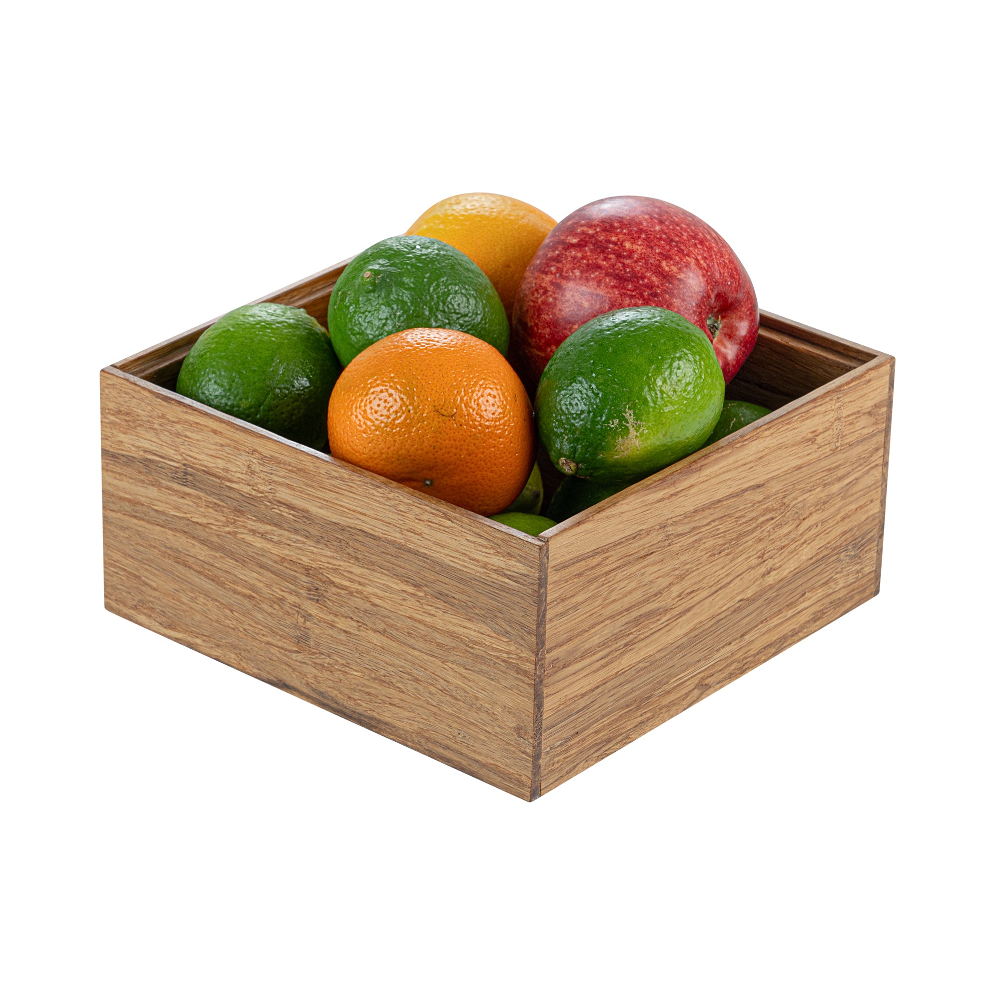 Eco Display Natural Bamboo Condiment Rack Deep Box - 6 1/2" x 6 1/2" x 3 1/4" - 1 count box