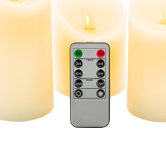 Fire Tek White Plastic Remote Control - For Flameless Pillar Candle - 3 1/2