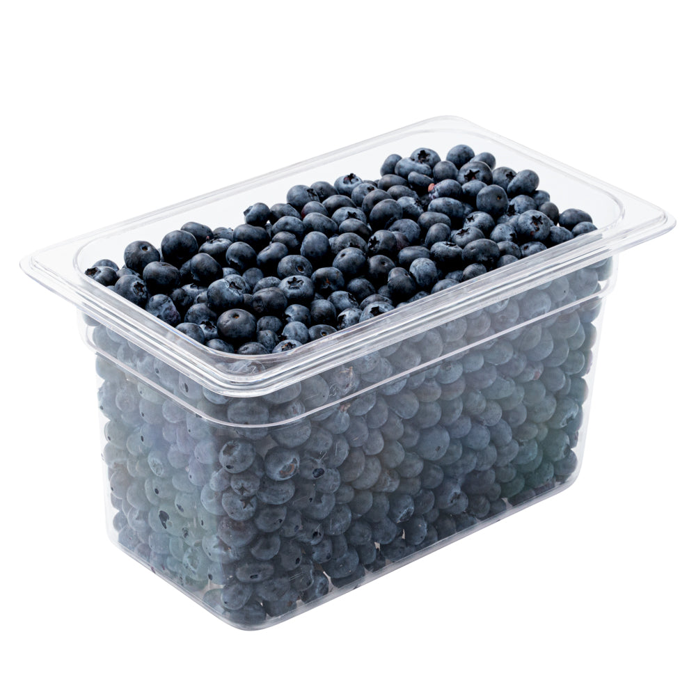 Met Lux Rectangle Clear Plastic 1/4 Size Cold Food Storage Container - 6" Depth - 1 count box