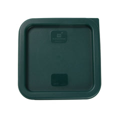 Met Lux Square Green Plastic Food Storage Container Lid - Fits 2 and 4 qt - 10 count box