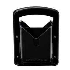 Met Lux Black Stainless Steel Commercial Bagel Slicer - 12 count box