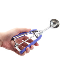 Comfy Grip 0.86 oz Stainless Steel #40 Ice Cream Scoop - with Purple Handle - 1 count box
