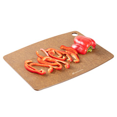 Nature Tek Brown Wood Fiber Cutting Board - 14 1/2