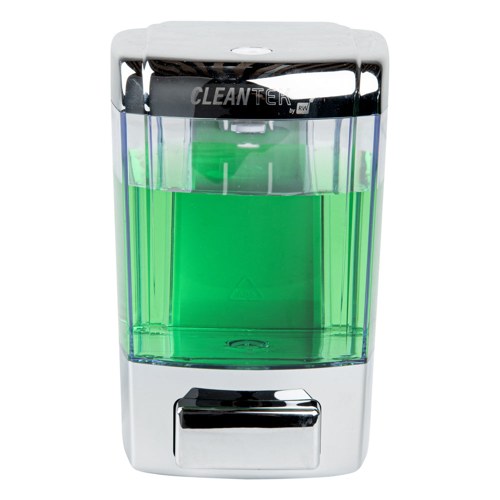 Soap Box Cleaner Clean Tek Professional 24 oz Clear Manual Soap Dispenser - for Gel or ...