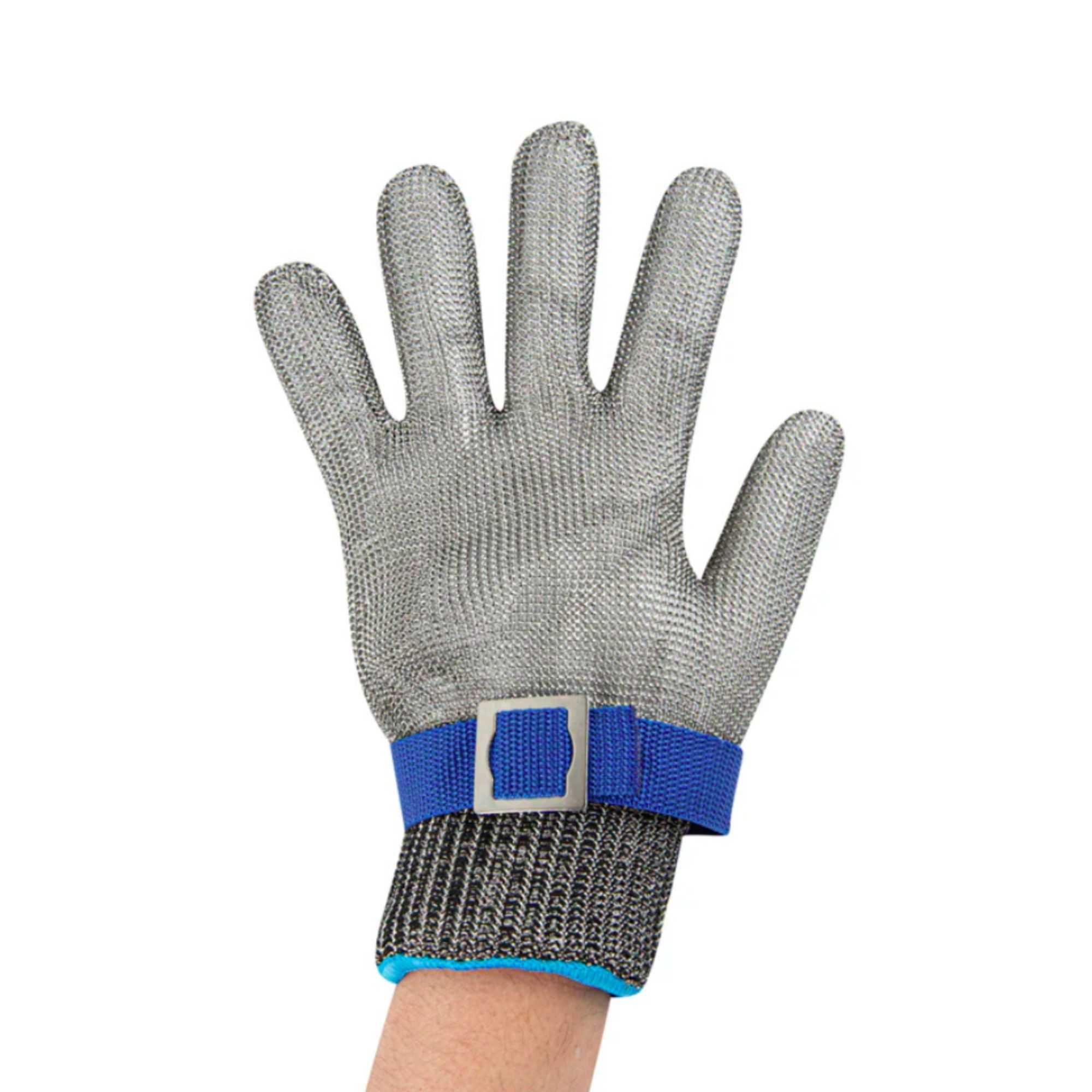 Life Protector Fiber / Stainless Steel Mesh Large Cut-Resistant Glove - Level 9, Food Safe - 9 3/4" x 4 1/4" - 50 count box