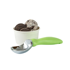 Comfy Grip Green Metal Ice Cream Scoop - 7 3/4