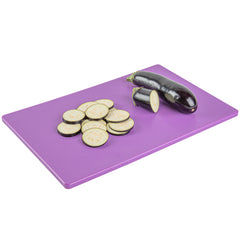 Chef 101 Purple Plastic Cutting Board - 18