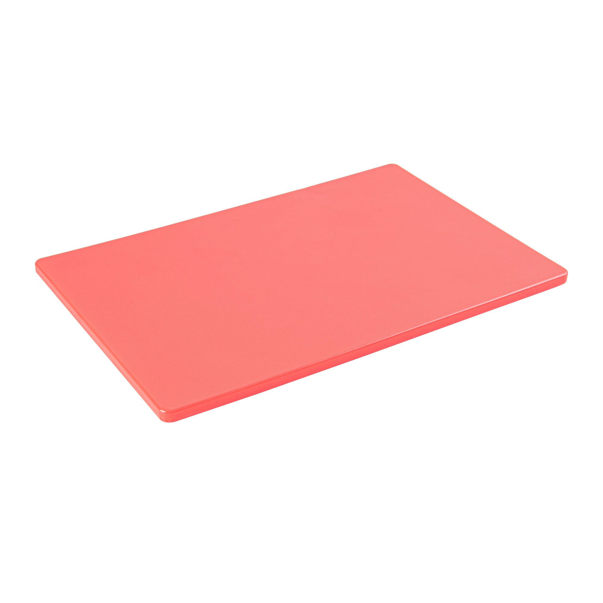 Chef 101 Red Plastic Cutting Board - 18" x 12" - 1 count box
