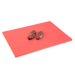 Chef 101 Red Plastic Cutting Board - 20