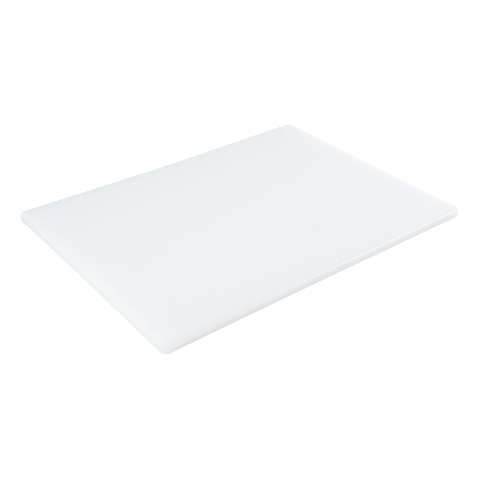 Chef 101 White Plastic Cutting Board - 20" x 15" x 1/2" - 1 count box