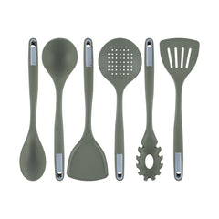 Met Lux Green Silicone Cooking Utensil Set - 6-Piece - 1 count box