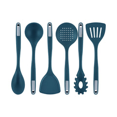 Met Lux Teal Silicone Cooking Utensil Set - 6-Piece - 10 count box