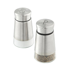 Met Lux 2 oz Stainless Steel Salt and Pepper Shaker Set - 1 count box