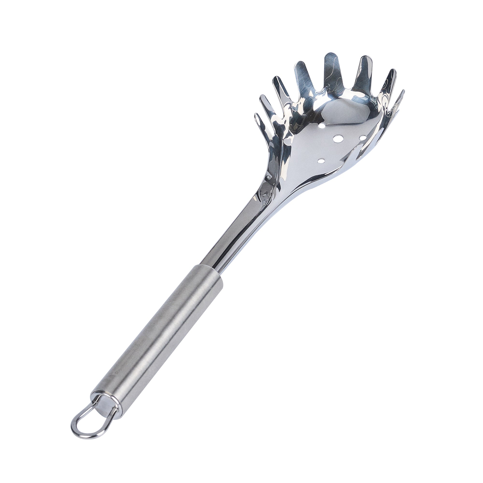 German Standard Stainless Steel Pasta Fork - 12 1/2'' x 2 3/4'' x 1 1/2'' - 6 count box