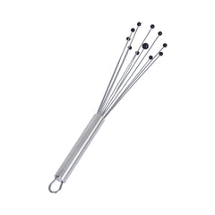 German Standard Stainless Steel Ball Whisk - with Silicone Tips - 10 3/4'' - 24 count box