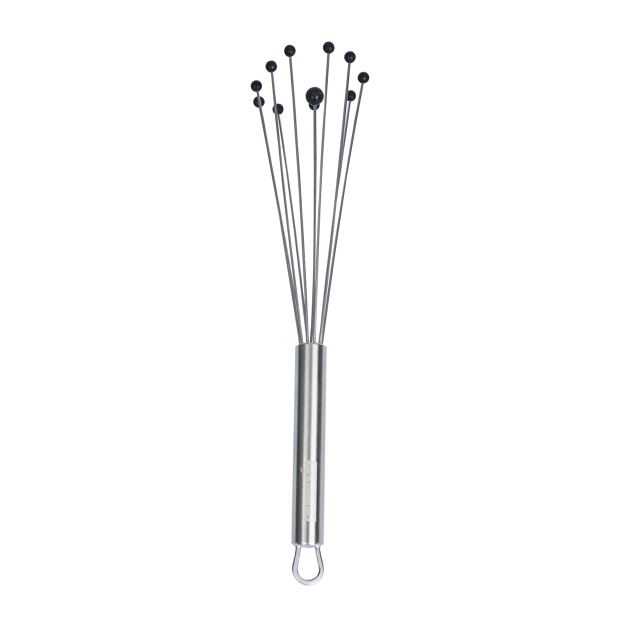 German Standard Stainless Steel Ball Whisk - with Silicone Tips - 10 3/4'' - 6 count box