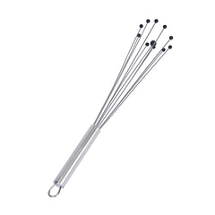 German Standard Stainless Steel Ball Whisk - with Silicone Tips - 12 1/2'' - 24 count box