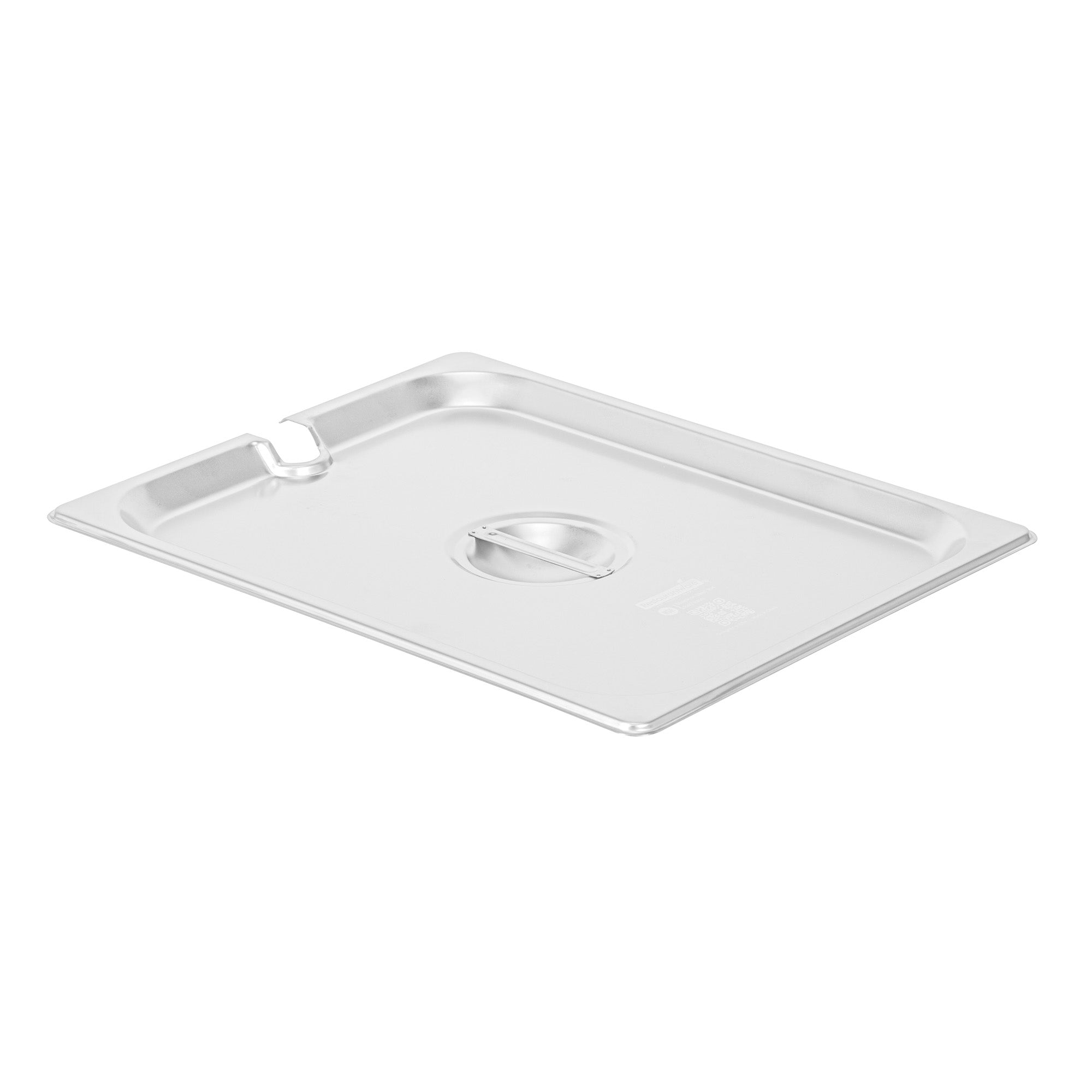 Kitchen Tek Stainless Steel Slotted Lid - Fits 1/2 Size Steam Table Pan - 1 count box