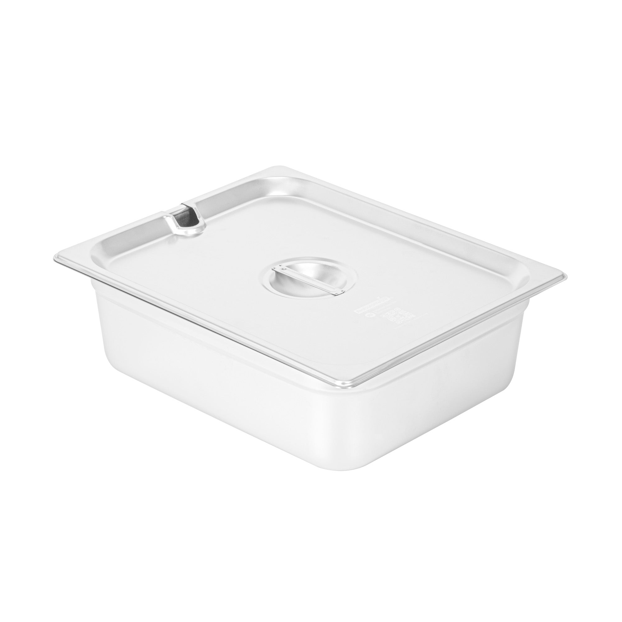 Kitchen Tek Stainless Steel Slotted Lid - Fits 1/2 Size Steam Table Pan - 1 count box