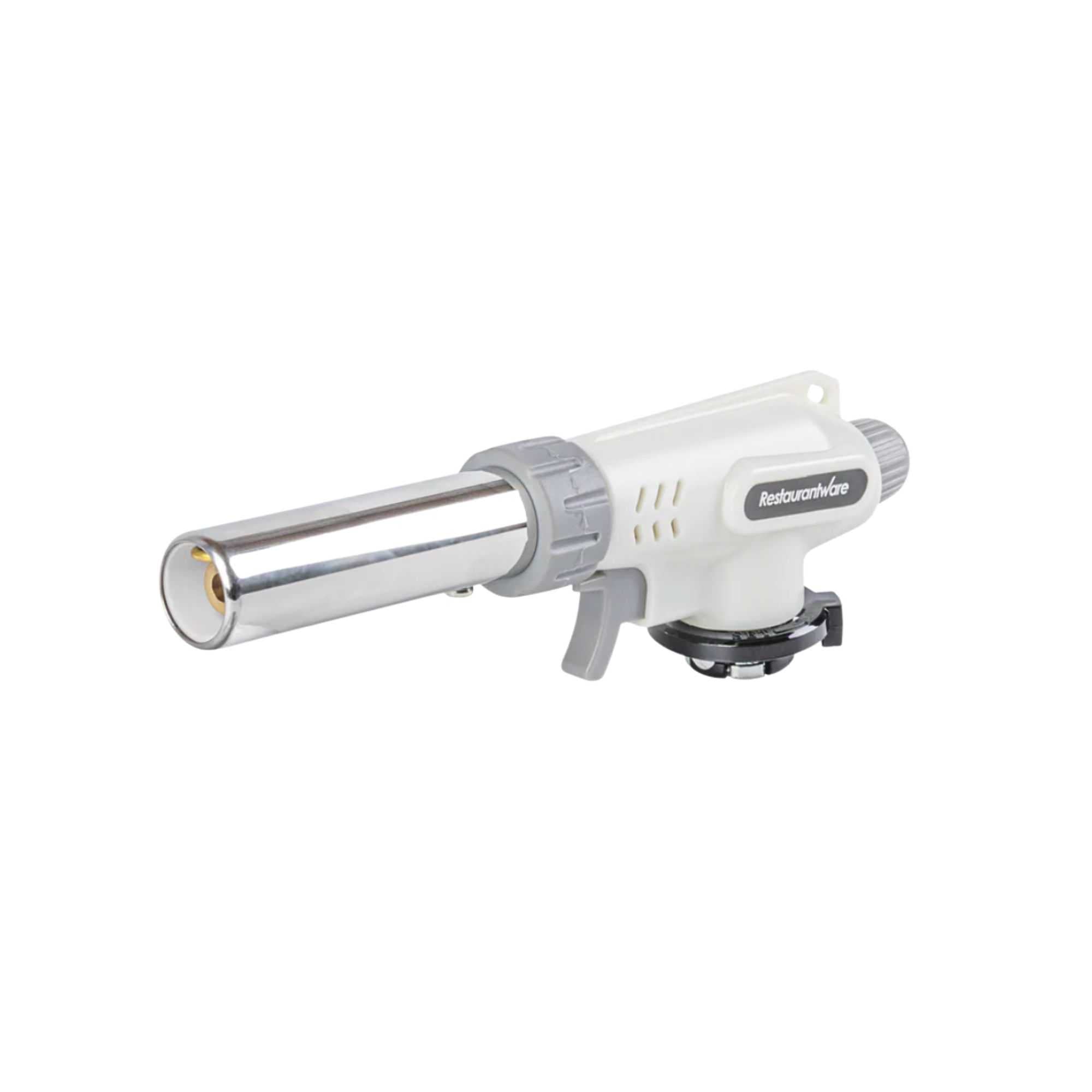 RW Pyro White Butane Kitchen Torch - Adjustable Dial - 7 3/4'' x 3'' x 1 1/2'' - 60 count box
