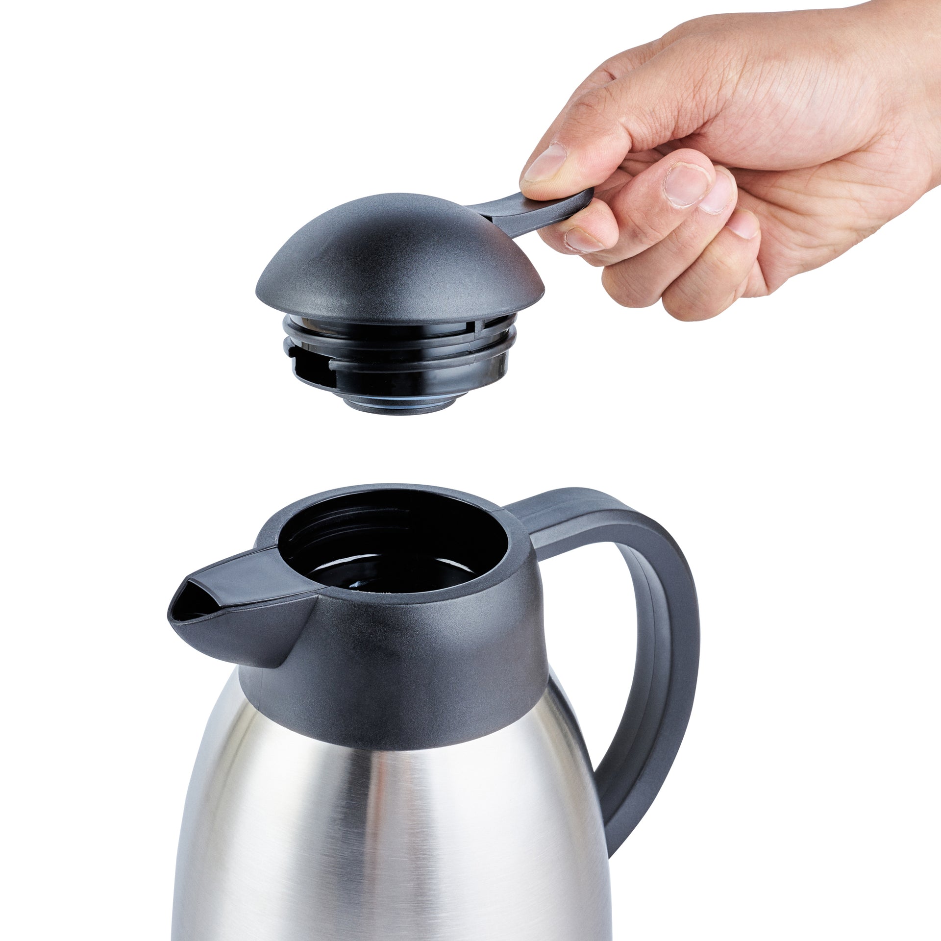 Restpresso 68 oz Vacuum Insulated Coffee Carafe / Server - 7 3/4" x 5 1/2" x 11" - 1 count box