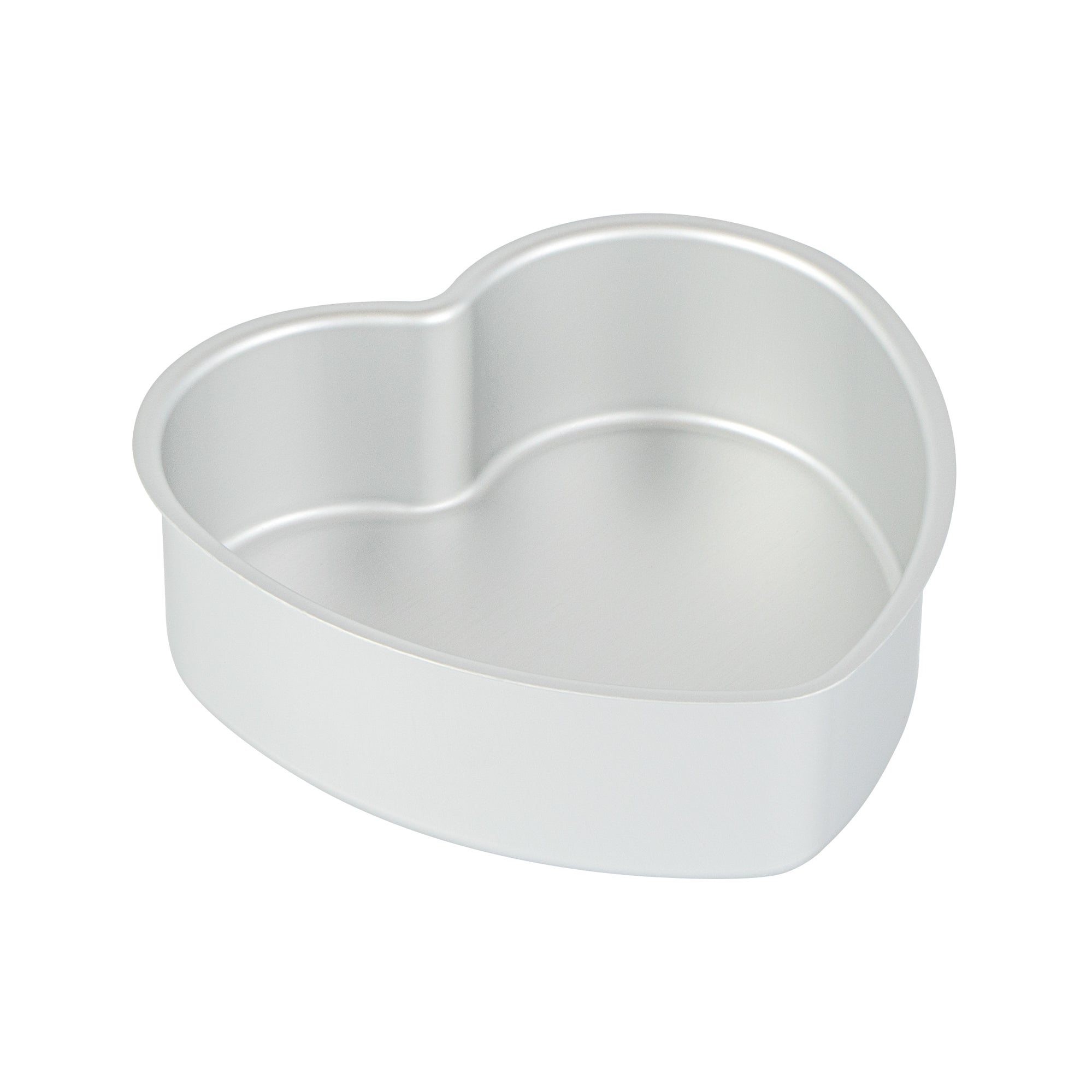 Met Lux Heart Aluminum Cake Pan - 6" x 6" x 2" - 1 count box