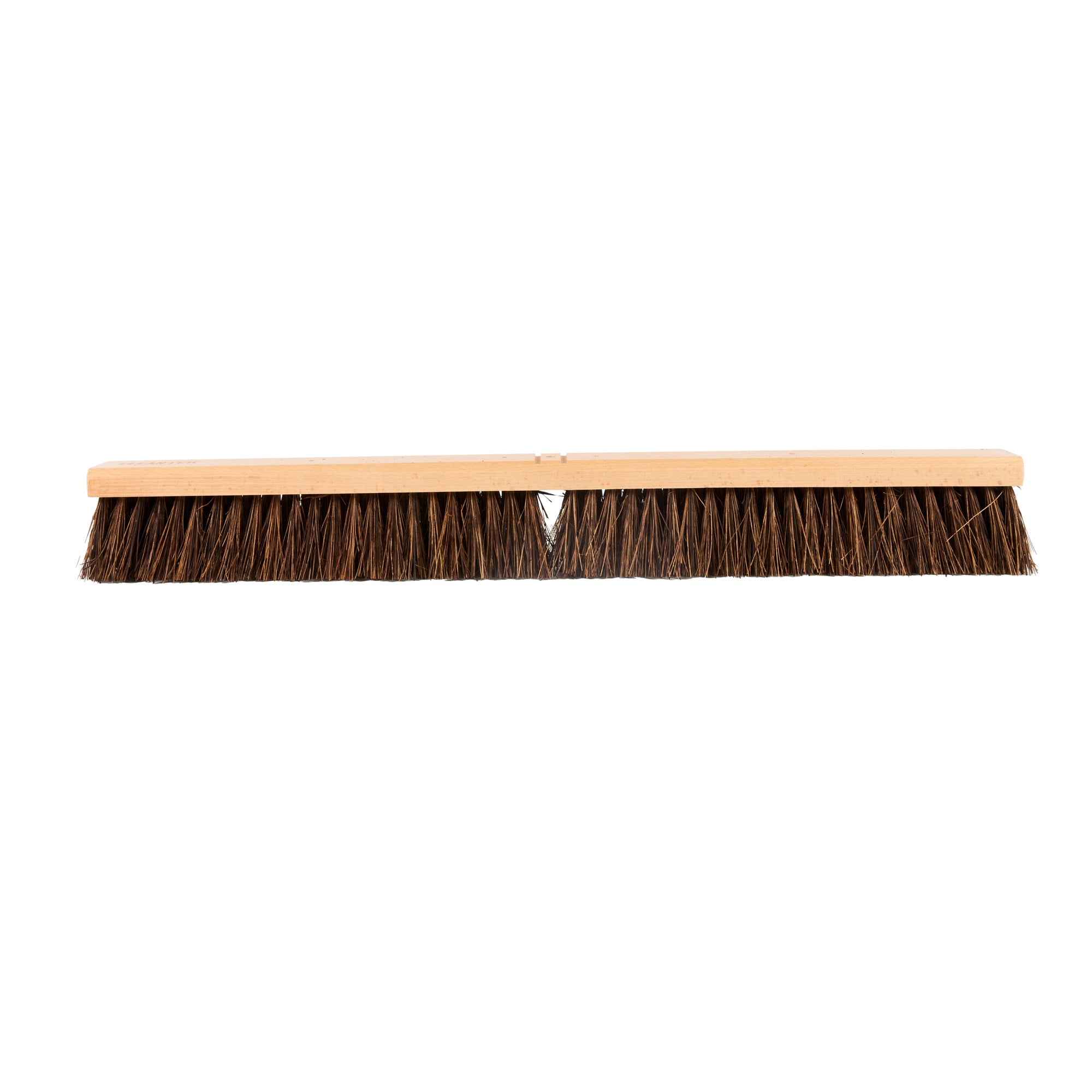 Clean Tek Professional 30" Hardwood Garage / Push Broom Head - with Palmyra Unflagged Bristles - 1 count box