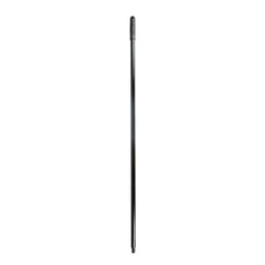 Clean Tek Professional Black Steel Wide Angled Broom Handle - Threaded - 48
