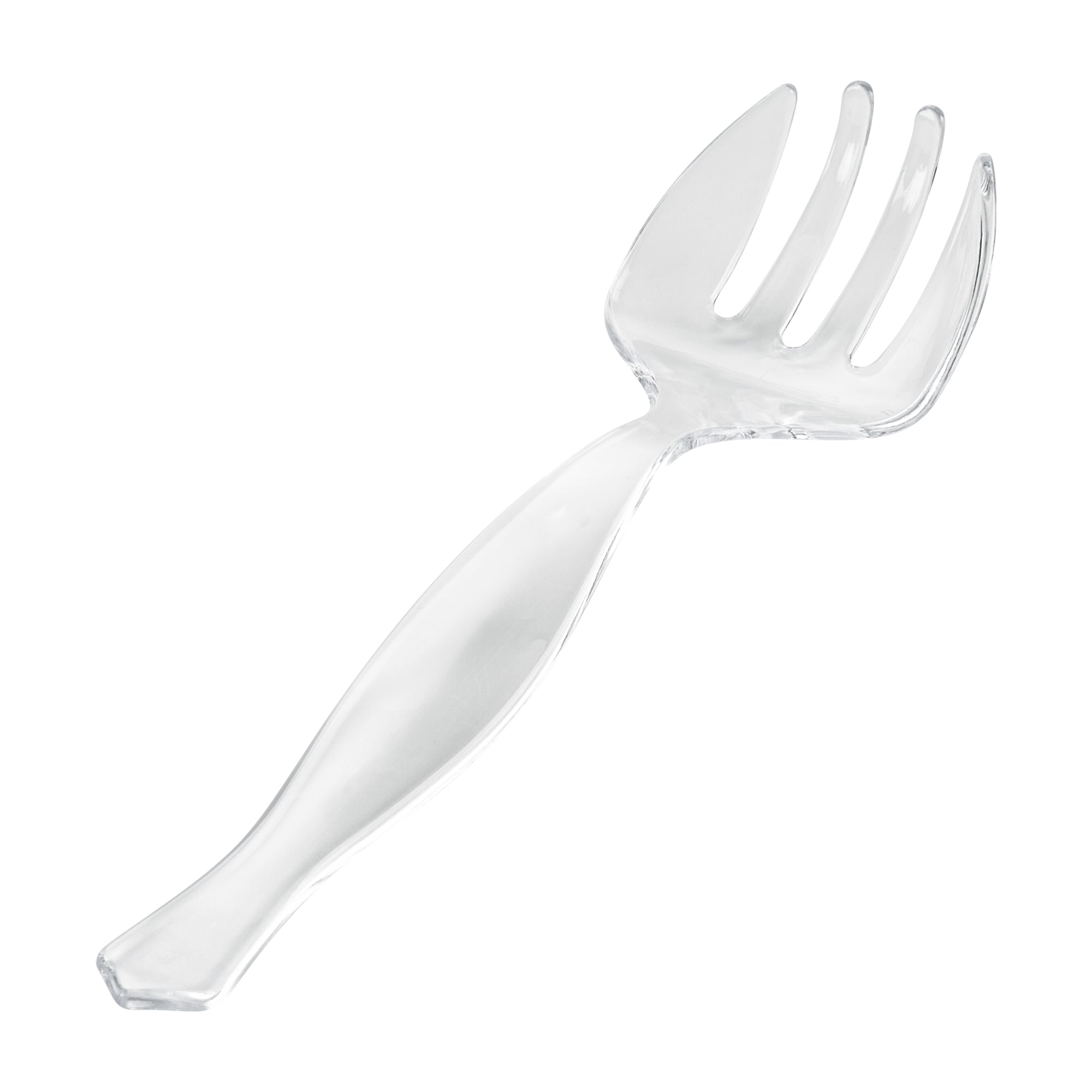 Cater Tek Clear Plastic Serving Fork - 8 1/2" - 10 count box