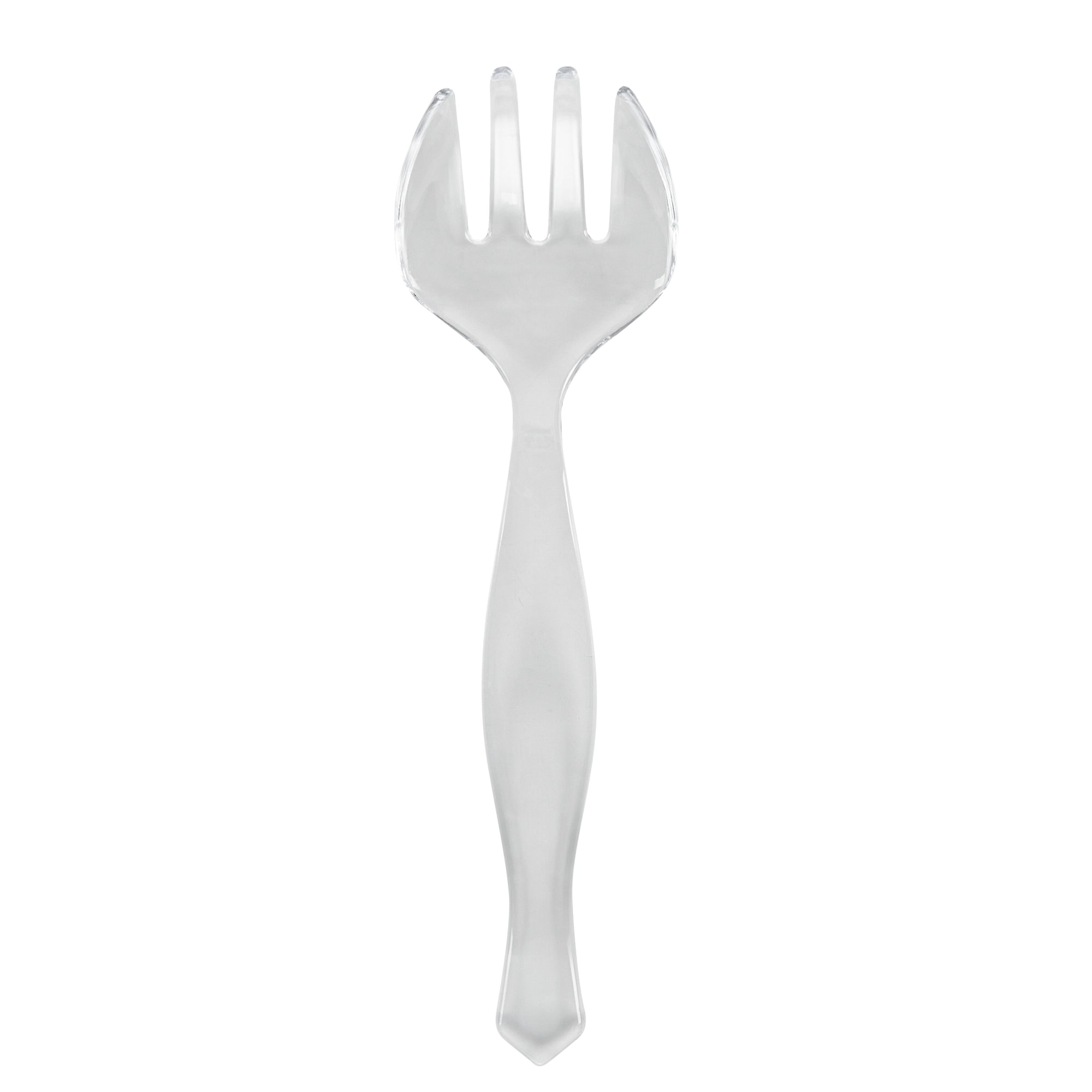 Cater Tek Clear Plastic Serving Fork - 8 1/2" - 10 count box