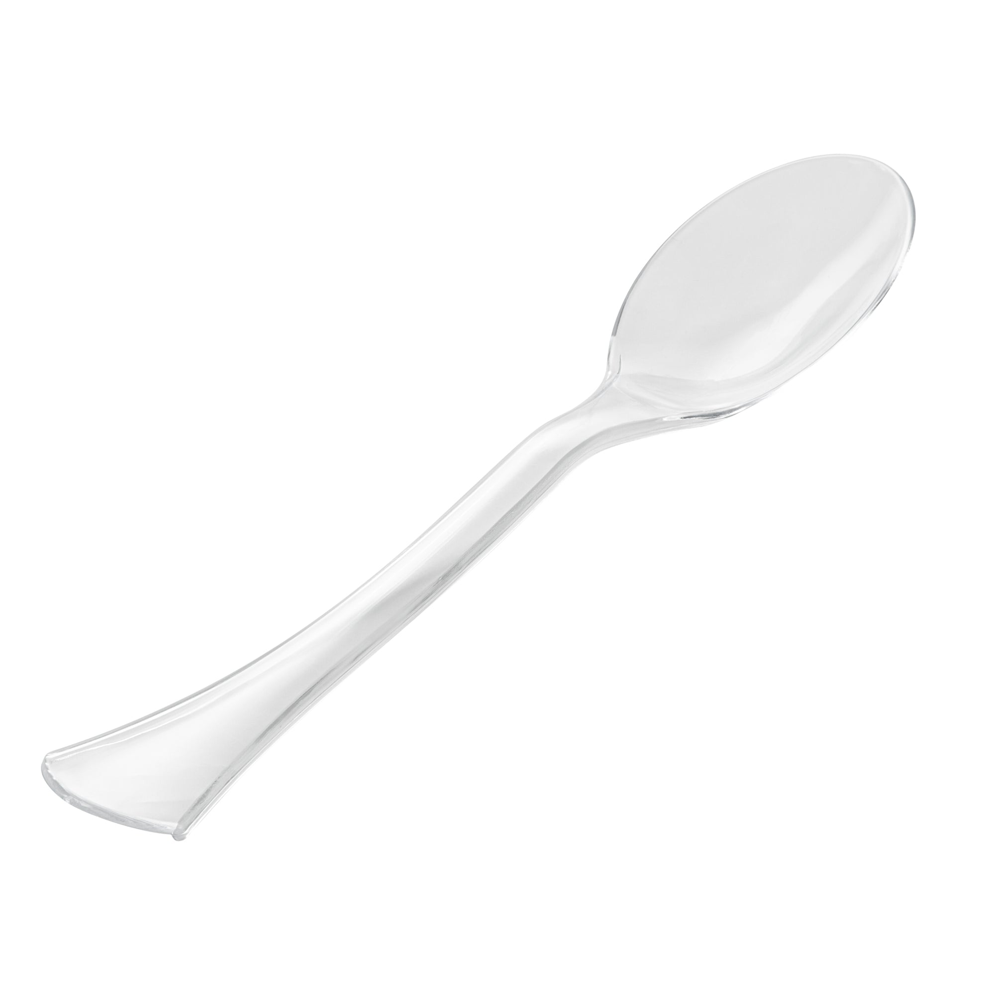 Cater Tek Clear Plastic Serving Spoon - 9 3/4" - 10 count box