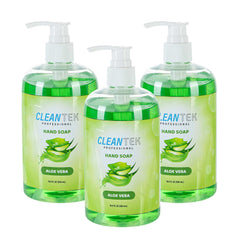 Clean Tek Professional 16.9 fl. oz Liquid Hand Soap - Aloe Vera - 24 count box