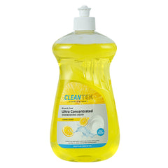 Clean Tek Professional 20.3 fl. oz Dishwashing Liquid - Ultra Concentrated, OXY Power, Lemon Scent - 1 count box