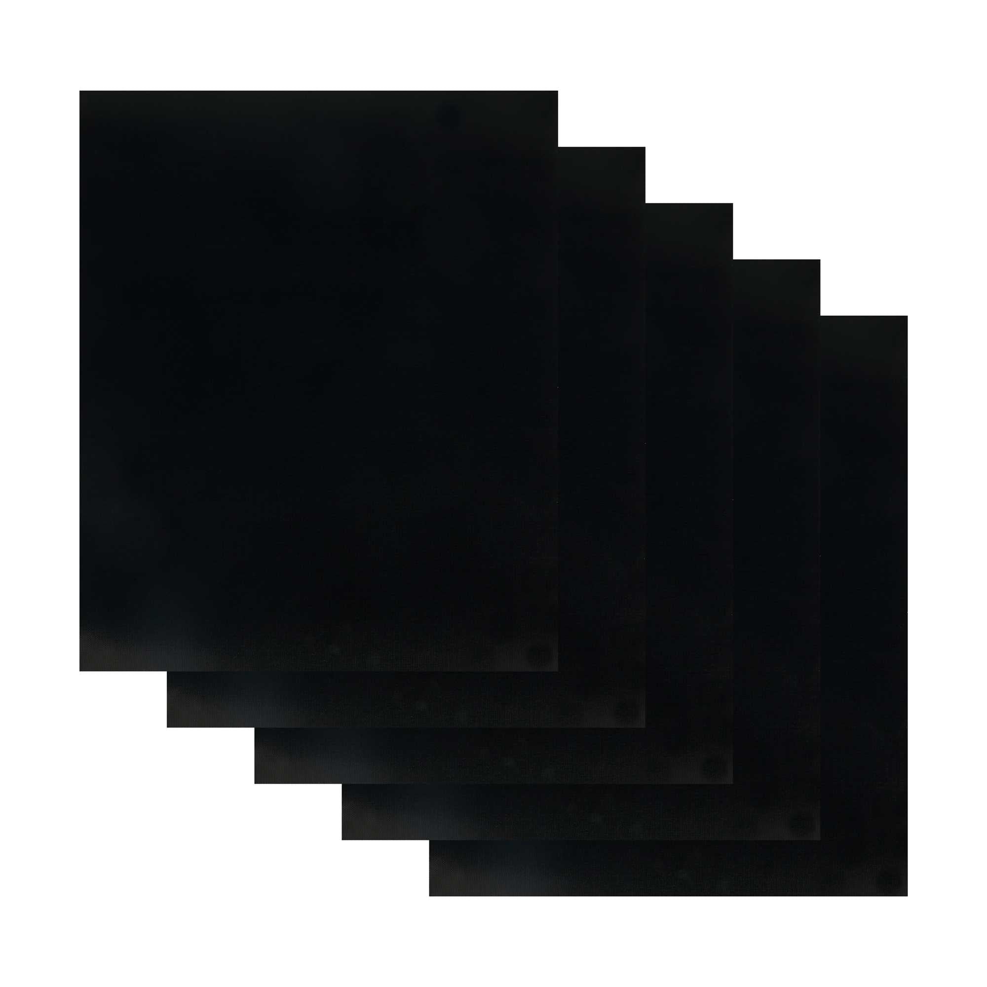 Met Lux Rectangle Fiberglass Reusable Grill Mesh Mat - Non-Stick - 11 3/4" x 15 3/4" - 5 count box