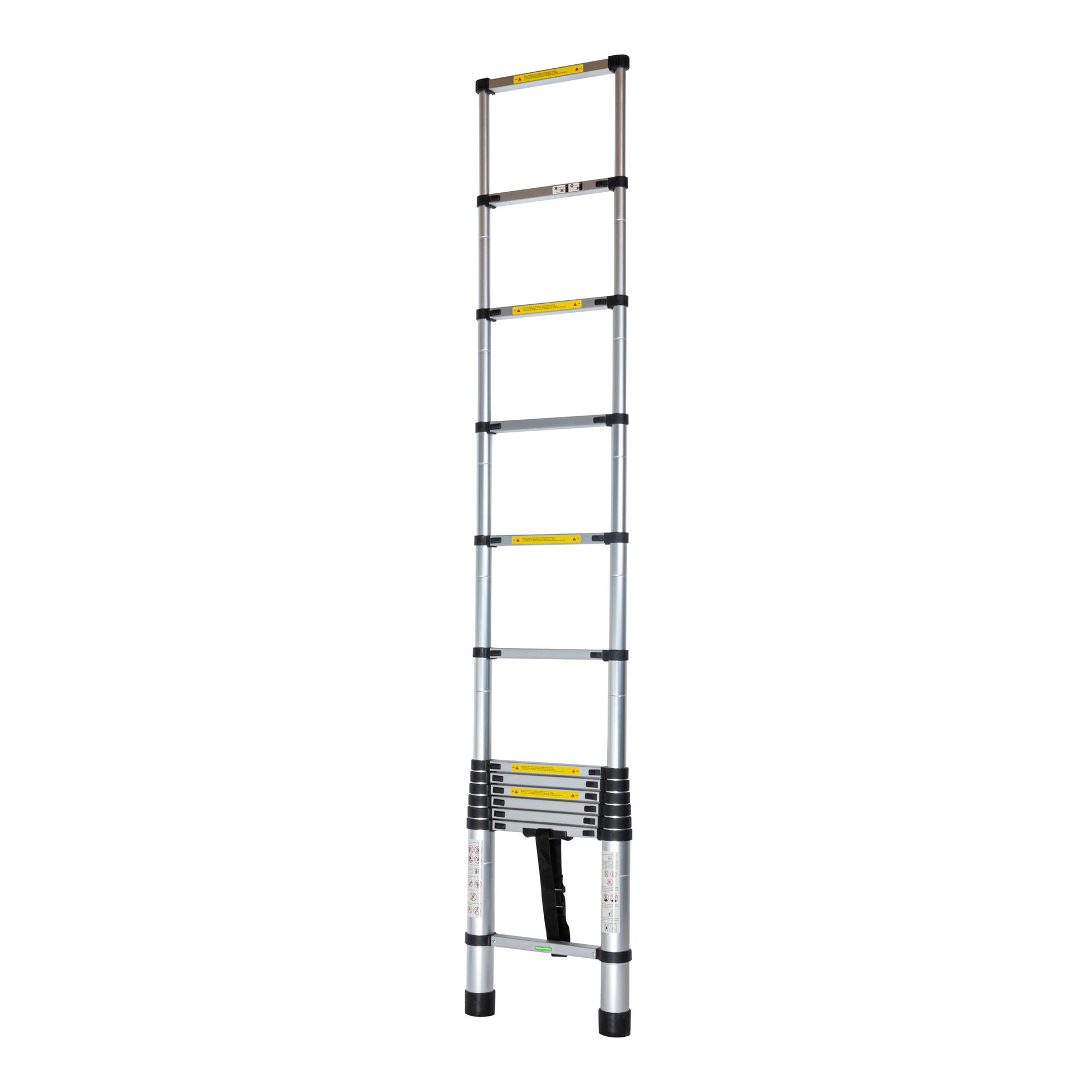 Handy Tek Aluminum Telescoping Extension Ladder - 330 lb Load Capacity - 12 1/2' - 1 count box