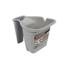 Handy Tek 28 oz Gray Plastic Paint Cup - with Brush Holder - 7 1/2