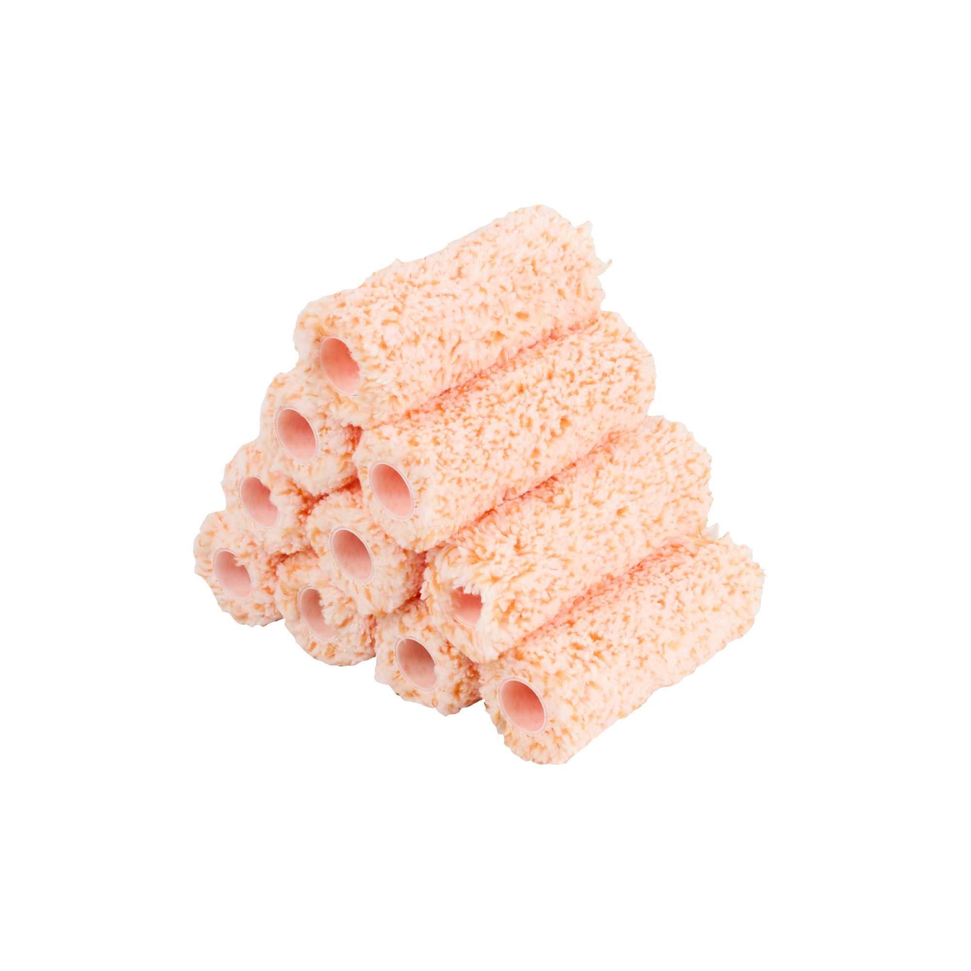 Handy Tek Microfiber Jumbo Mini Roller Cover - Shed-Resistant, with 3/8" Nap - 4" - 120 count box