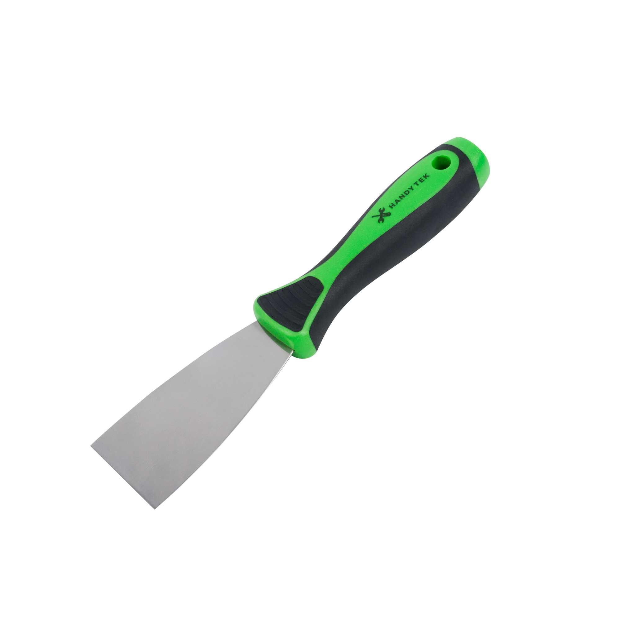 Handy Tek Carbon Steel Putty Knife - Flexible, Soft Grip Handle - 2" - 144 count box