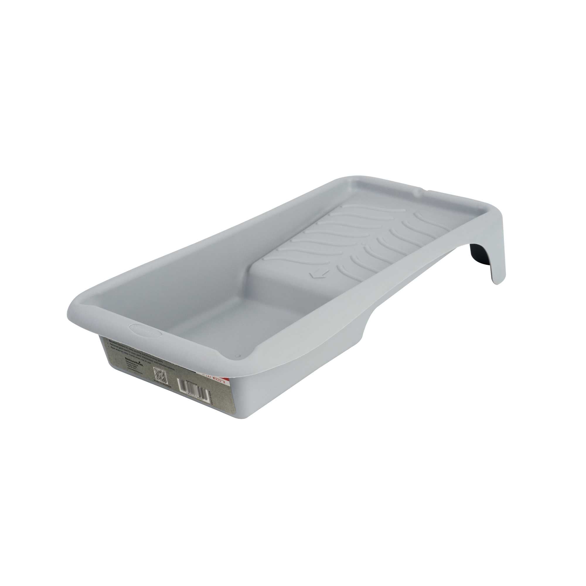Handy Tek 1.5 qt Gray Plastic Paint Tray - 14" x 7" x 2 1/2" - 96 count box