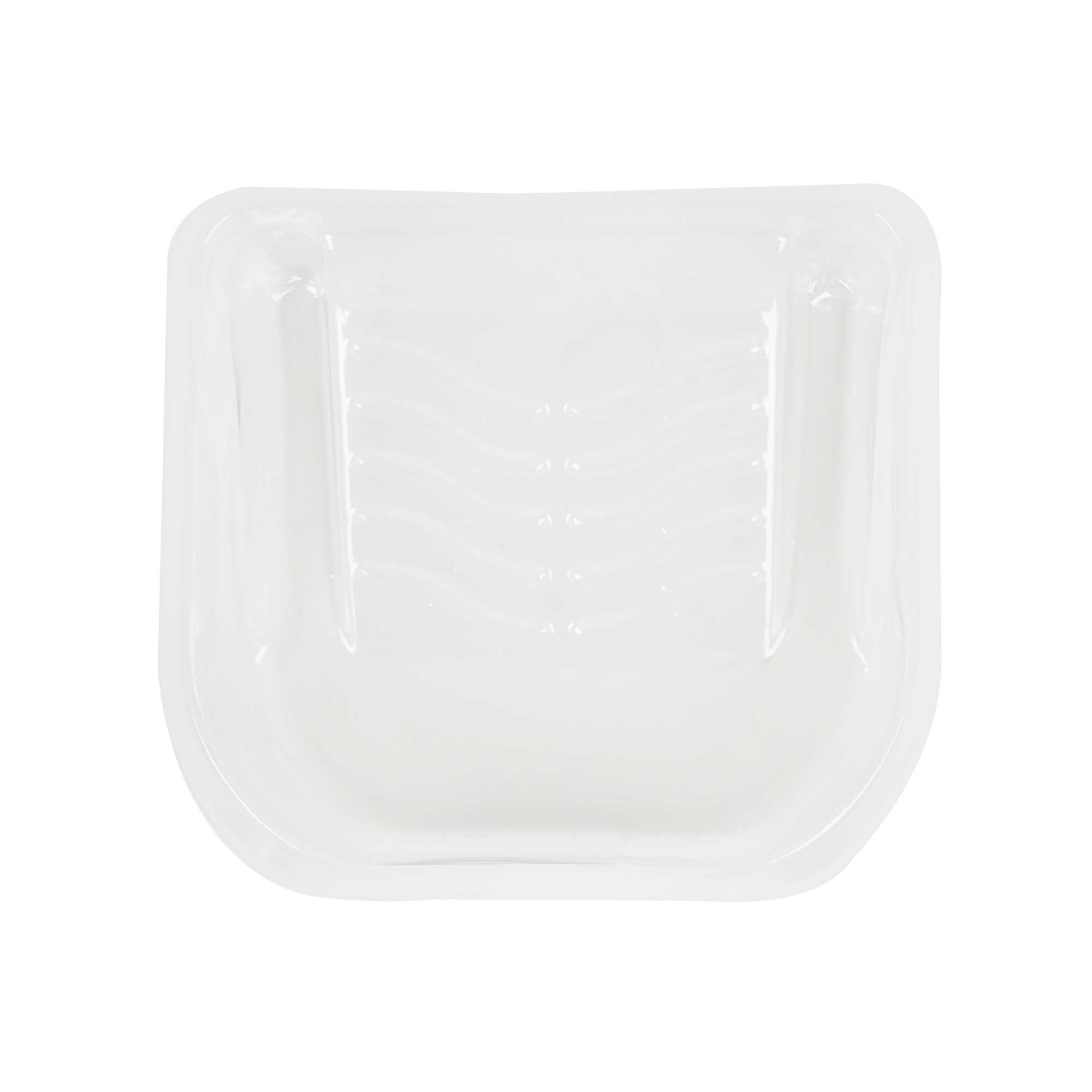 Handy Tek Clear Plastic Paint Tray Liner - Fits 27 oz Paint Tray / Pail Lid - 6 1/2" x 6" x 1 3/4" - 120 count box