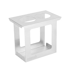 Met Lux Two Hole Stainless Steel Squeeze Bottle Holder - Fits 1/9 Size Opening - 7