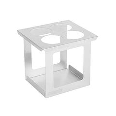 Met Lux Four Hole Stainless Steel Squeeze Bottle Holder - Fits 1/6 Size Opening - 6 1/4