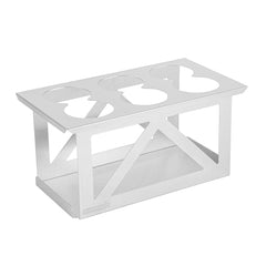 Met Lux Six Hole Stainless Steel Squeeze Bottle Holder - Fits 1/3 Size Opening - 12 3/4