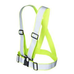 Be Safe Lime High Visibility Safety Suspenders - 1.57