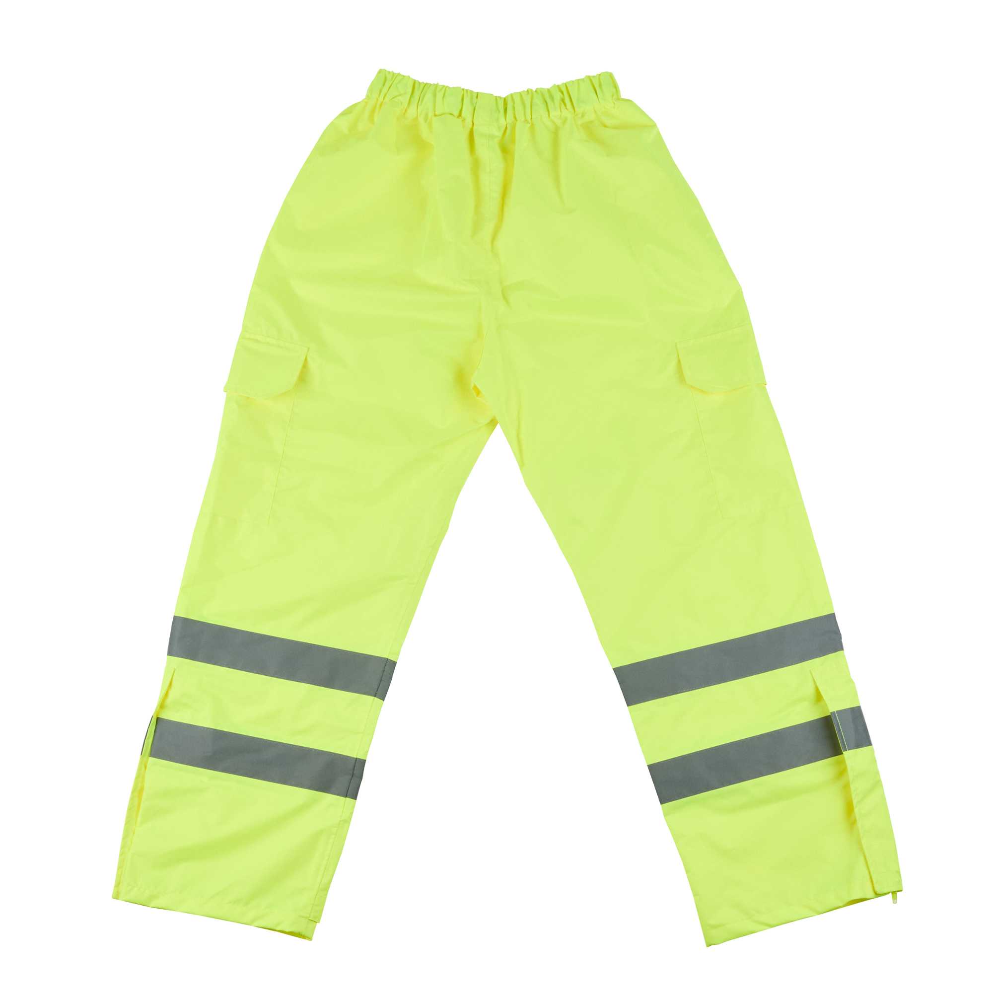 Be Safe Class E Lime 2XL High Visibility Lightweight Rain Pants - Reflective Tape - 1 count box