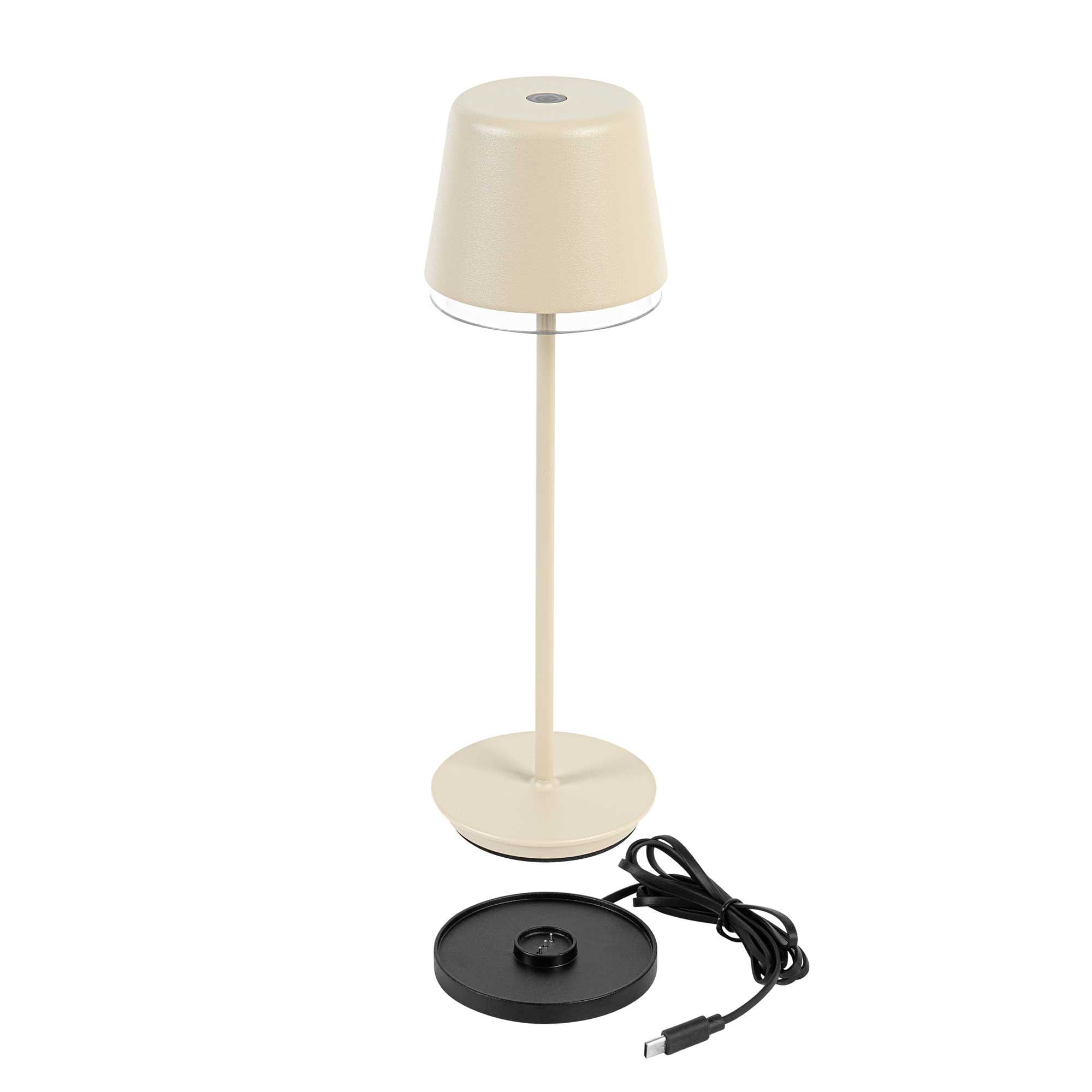 Glow Stick Beige Cordless Rechargeable Table Lamp - 9 3/4" - 1 count box