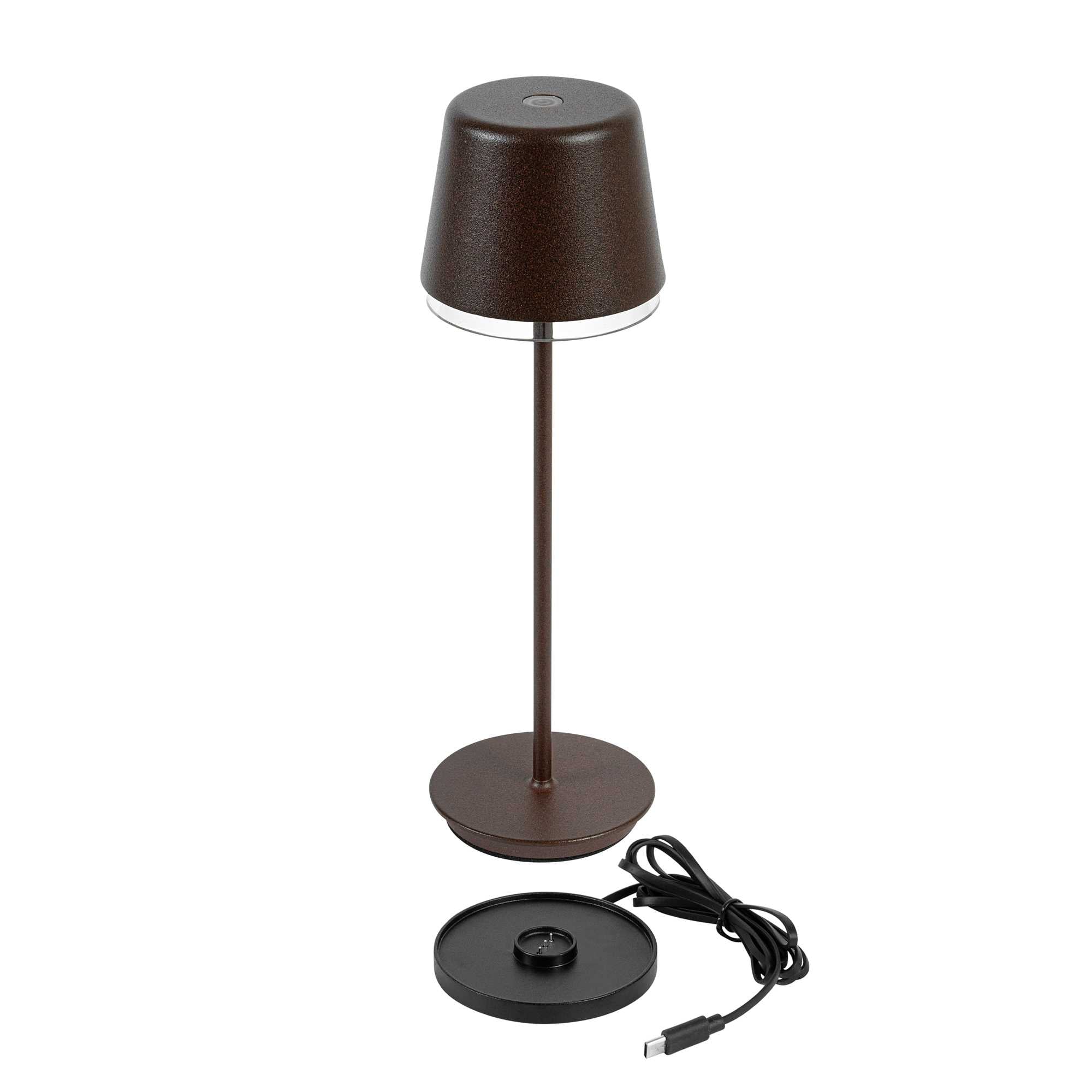 Glow Stick Brown Cordless Rechargeable Table Lamp - 9 3/4" - 1 count box