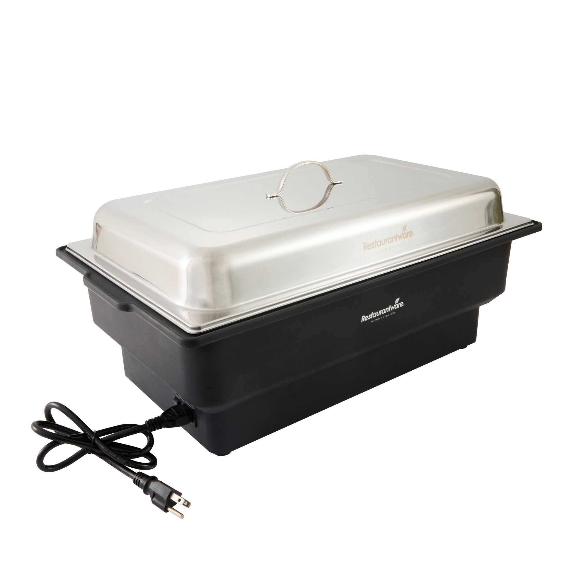 Cater Tek 14 qt Full Size Electric Water Pan / Warmer - Stainless Steel Chafer Cover, Food Pan, 120V, 760W - 1 count box
