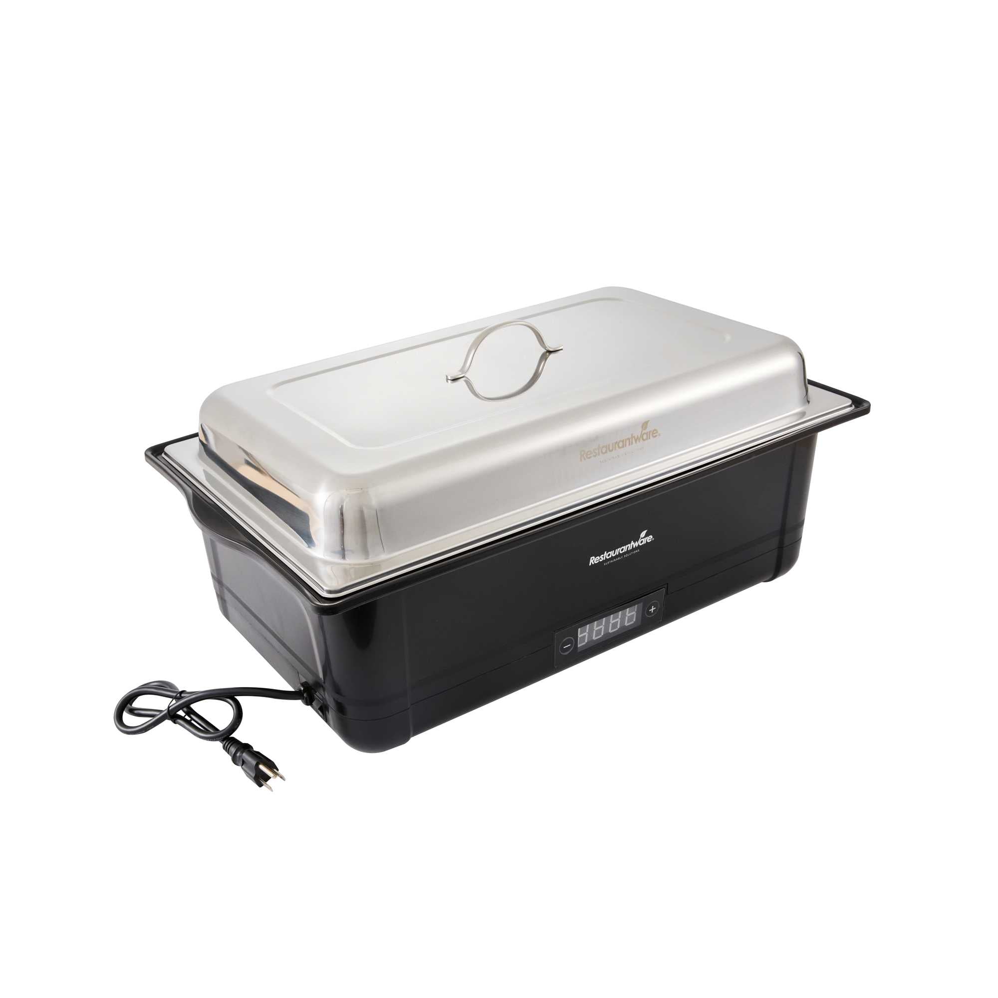 Cater Tek 14 qt Full Size Electric Chafer - Food Pan, Digital Temperature Control, 120V, 760W - 1 count box