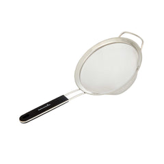 Comfy Grip Round Stainless Steel Extra Fine Mesh Strainer - with Silicone Handle - 7
